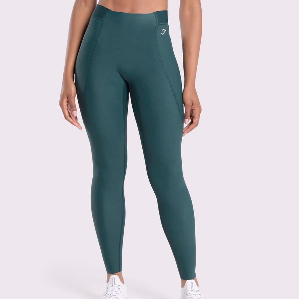 Gymshark Leggings Teal Athletic Leggings Blue Gymshark Leggings